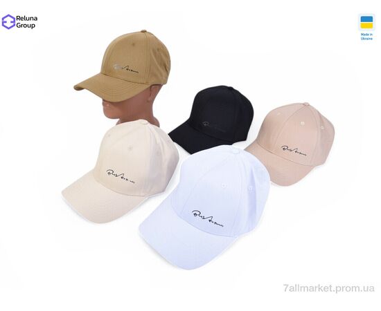 Кепка унісекс Весна/осінь NT002-7 mix (5 шт. р.сітка) "Reluna Group" недорого оптом від прямого постачальника, зображення 2