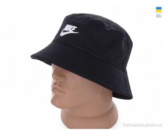 Панама чоловіча Літо 0067 black (4 шт. р.сітка56-62) "Mabi" недорого оптом від прямого постачальника, зображення 2