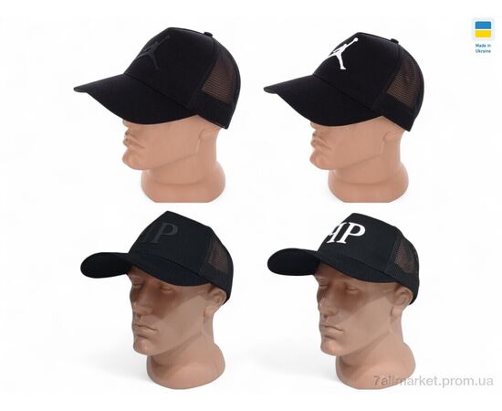 Кепка унісекс Літо 0079 mix (4 шт. р.сітка56-62) "Mabi" недорого оптом від прямого постачальника, зображення 2