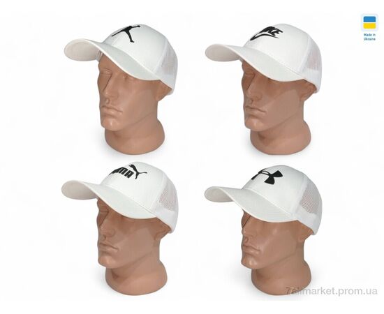 Кепка унісекс Літо 0064 mix (4 шт. р.сітка56-62) "Mabi" недорого оптом від прямого постачальника, зображення 2
