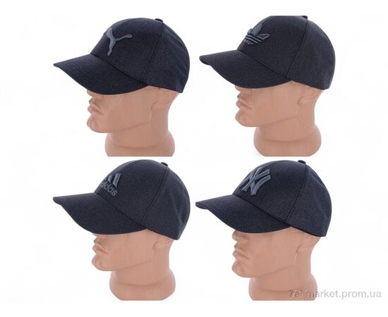 Кепка для чоловіків Літо 0170 mix (4 шт. р.сітка56-60) "Mabi" недорого оптом від прямого постачальника, зображення 2