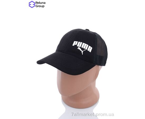 Кепка унісекс Літо WQ001-3 black (3 шт. р.сітка) "Reluna Group" недорого оптом від прямого постачальника, зображення 2