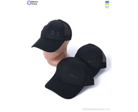 Фотография Кепка для мужчин Лето PL001-9 mix (5 шт. р.сетка One size) "Reluna Group" недорого оптом от прямого поставщика, изображение 2