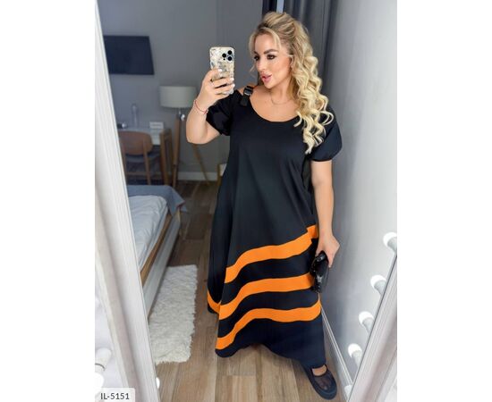 Фотография Платье женское полубатальное коттоновое р.46-48;50-52;54-56;58-60 (4цв) "VLADA" купить недорого от прямого поставщика, изображение 6