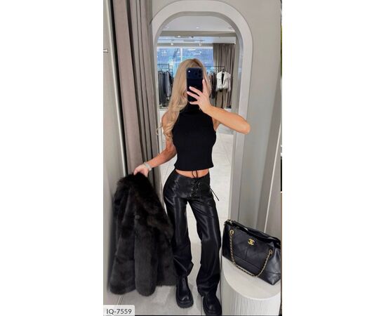 Жіночі стильні штани р.S-M;M-L (2кол.) "ANNVER" купити недорого від прямого постачальника, зображення 15