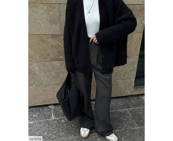 Жіночі брюки костюмка р.S-M;M-L (5кол.) "ANNVER" купити недорого від прямого постачальника, зображення 9