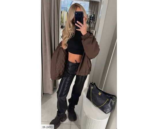 Жіночі стильні штани р.S-M;M-L (2кол.) "ANNVER" купити недорого від прямого постачальника, зображення 2