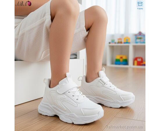 Фотография Кроссовки детские модные Весна/осень 5-75-2 (8 пар р.26-31) "Aba" недорого оптом от прямого поставщика, изображение 2