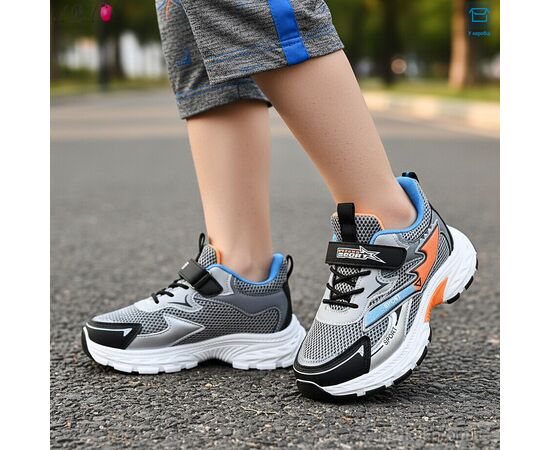 Фотография Кроссовки детские модные Весна/осень 6-142-2 (6 пар р.33-38) "Aba" недорого оптом от прямого поставщика, изображение 2