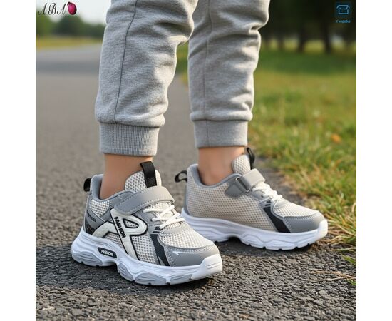 Фотография Кроссовки детские модные Весна/осень 5-72-2 (8 пар р.32-37) "Aba" недорого оптом от прямого поставщика, изображение 2