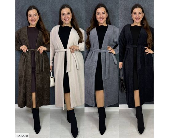 Жіночий стильний кардиган великого розміру р.50-52;54-56;58-60;62-64 (4кол.) "VLADA" купити недорого від прямого постачальника, зображення 5