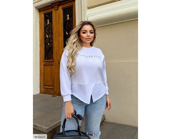 Фотография Женский кофточка двунитка большого размера р.46-48;50-52;54-56;58-60 (2цв) "VLADA" купить недорого от прямого поставщика, изображение 8