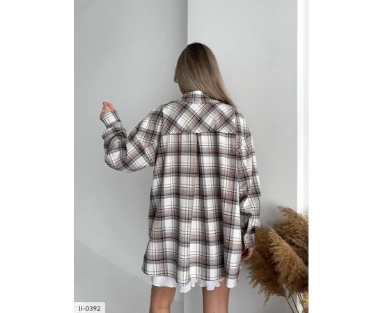 Фотография Женская фланелевая рубашка р.УНИВЕРСАЛЬНЫЙ "ANNABELLE" купить недорого от прямого поставщика, изображение 3