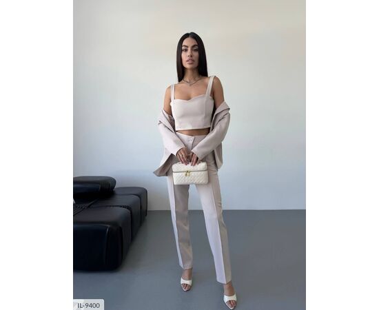 Фотография Костюм женский со штанами р.42-44;44-46;46-48 (10цв) "ANNABELLE" купить недорого от прямого поставщика, изображение 8