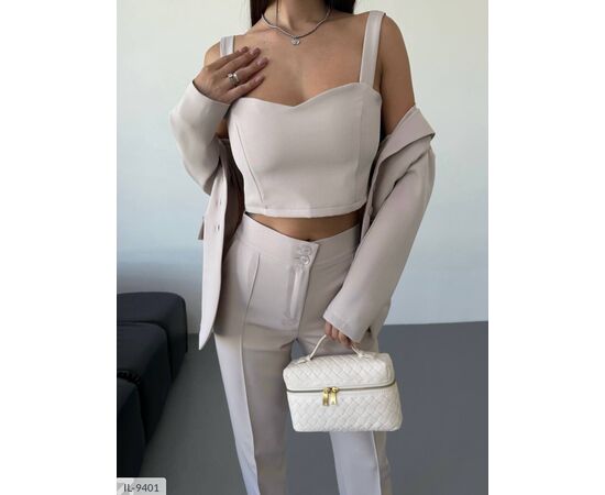 Фотография Костюм женский со штанами р.42-44;44-46;46-48 (10цв) "ANNABELLE" купить недорого от прямого поставщика, изображение 9