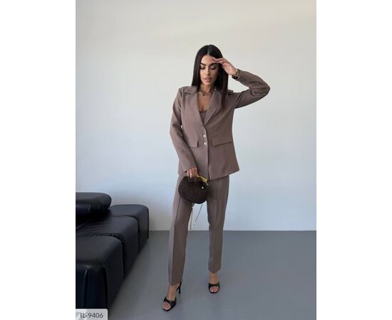 Фотография Костюм женский со штанами р.42-44;44-46;46-48 (10цв) "ANNABELLE" купить недорого от прямого поставщика, изображение 14