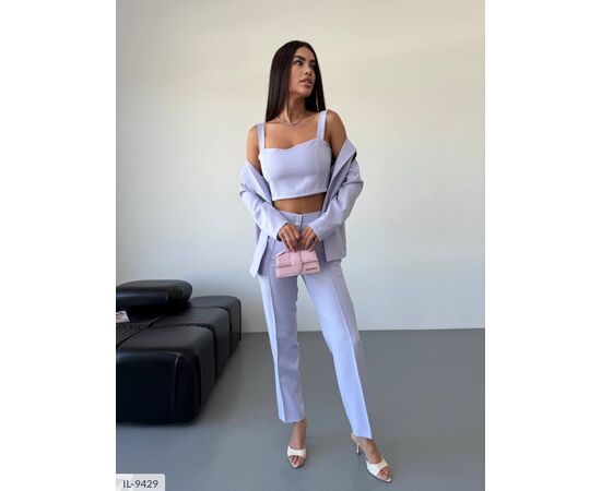 Фотография Костюм женский со штанами р.42-44;44-46;46-48 (10цв) "ANNABELLE" купить недорого от прямого поставщика, изображение 2