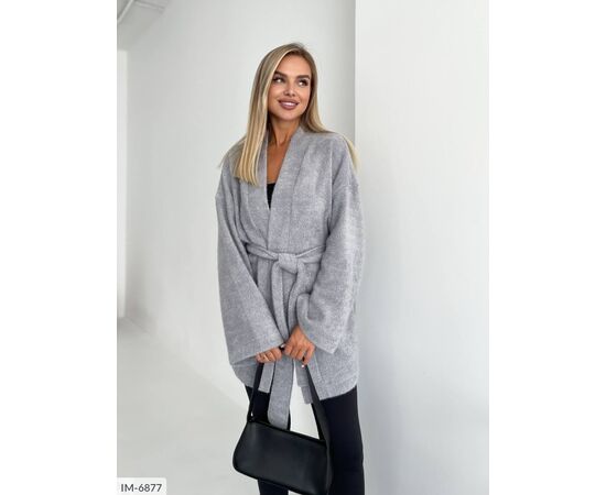 Фотография Женский ангоровый кардиган БАТАЛ р.42-52 (5цв) "ANNABELLE" купить недорого от прямого поставщика, изображение 6