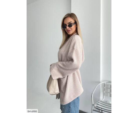 Фотография Женский ангоровый кардиган БАТАЛ р.42-52 (5цв) "ANNABELLE" купить недорого от прямого поставщика, изображение 3