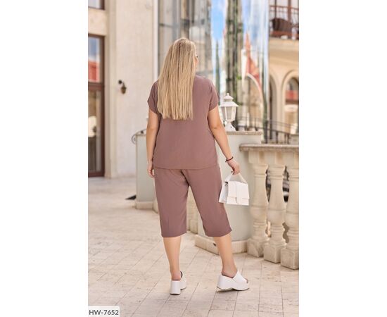 Фотография Женский костюм оверсайз р.50-52;58-60;54-56;62-64 "LETTI" купить недорого от прямого поставщика, изображение 8