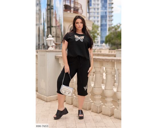 Фотография Женский костюм оверсайз р.50-52;58-60;54-56;62-64 "LETTI" купить недорого от прямого поставщика, изображение 7