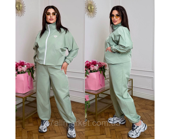 Костюм жіночий спортивний котон меморі (46-60) "LADA" недорого від прямого постачальника, зображення 3