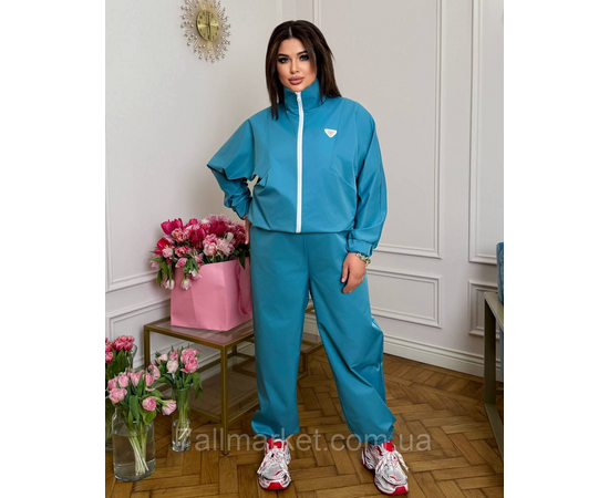 Костюм жіночий спортивний котон меморі (46-60) "LADA" недорого від прямого постачальника, зображення 4