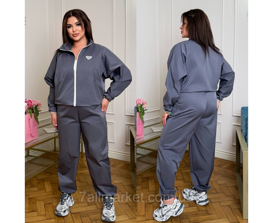 Костюм жіночий спортивний котон меморі (46-60) "LADA" недорого від прямого постачальника, зображення 2