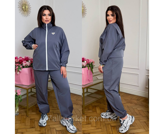 Костюм жіночий спортивний котон меморі (46-60) "LADA" недорого від прямого постачальника, зображення 3