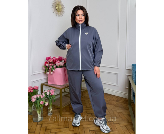 Костюм жіночий спортивний котон меморі (46-60) "LADA" недорого від прямого постачальника, зображення 4