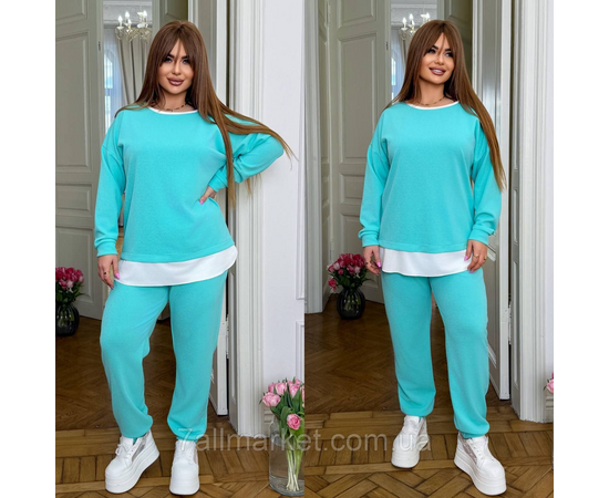 Фотография Костюм женский прогулочный трикотажный (46-60) "LADA" недорого от прямого поставщика, изображение 3