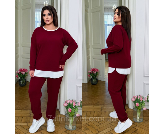 Фотография Костюм женский прогулочный трикотажный (46-60) "LADA" недорого от прямого поставщика, изображение 2