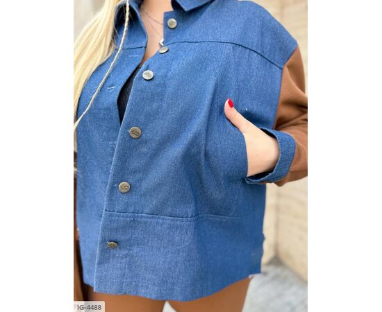 Костюм жіночий двійка штани та сорочка великі розміри р.50-52;54-56;58-60 "VIKA" купити недорого від прямого постачальника, зображення 5