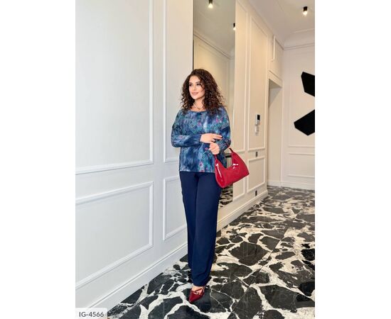 Костюм жіночий напівбатальний лляний р.50-52;54-56;58-60 "VIKA" купити недорого від прямого постачальника, зображення 2