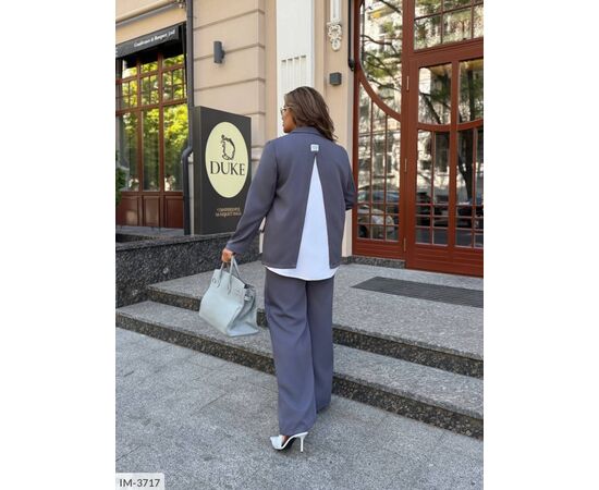 Фотография Костюм женский двойка штаны и пиджак большие размеры р.50-52;54-56;58-60 (3цв) "VIKA" купить недорого от прямого поставщика, изображение 17