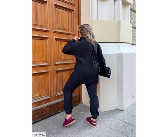 Фотография Костюм женский двойка брюки и рубашка большие размеры р.50-52;54-56;58-60 (6цв) "VIKA" купить недорого от прямого поставщика, изображение 2