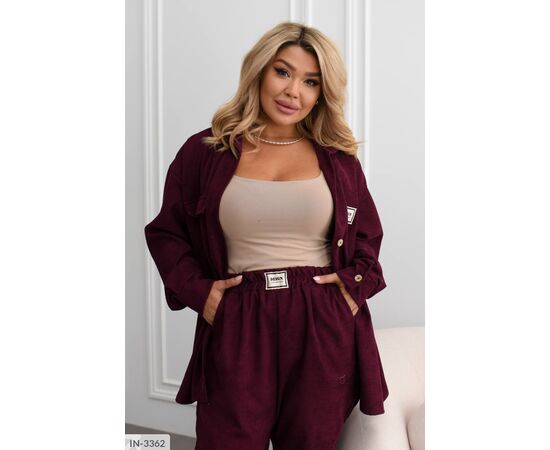 Фотография Костюм женский двойка брюки и рубашка большие размеры р.50-52;54-56;58-60 (6цв) "VIKA" купить недорого от прямого поставщика, изображение 48