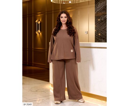 Фотография Костюм брючный женский большие размеры р.50-52;54-56;58-60 (3цв) "LETTI" купить недорого от прямого поставщика, изображение 8