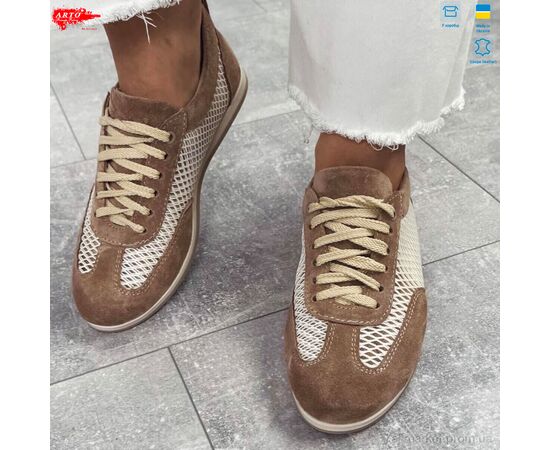 Кросівки жіночі модні Літо 0508 візон з. (8 пар р.36-40) "ARTO" недорого оптом від прямого постачальника, зображення 2