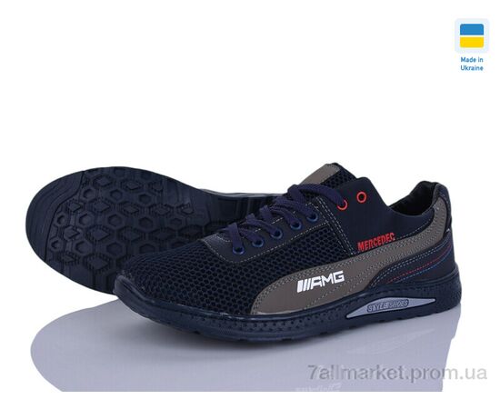 Фотография Кроссовки мужские модные Весна/осень 222-3 синій-олива (8 пар р.40-45) "Paolla" недорого оптом от прямого поставщика, изображение 2