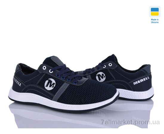 Фотография Кроссовки мужские модные Весна/осень 441M синій (8 пар р.40-45) "Paolla" недорого оптом от прямого поставщика, изображение 2