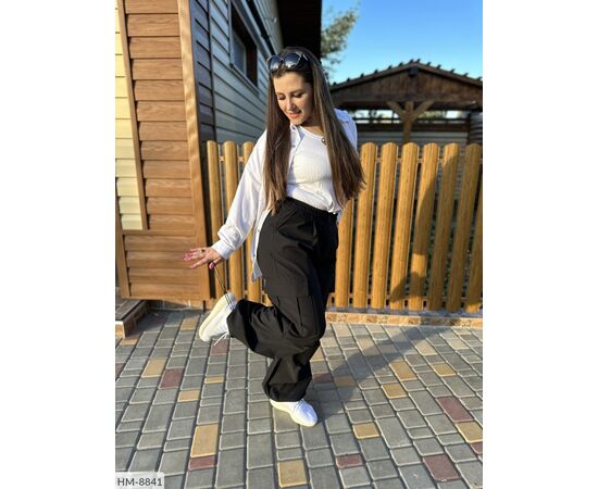 Кольори: чорний, хакі, беж, білий р.42-44;46-48 (4кол.) "VLADA" купити недорого від прямого постачальника, зображення 3