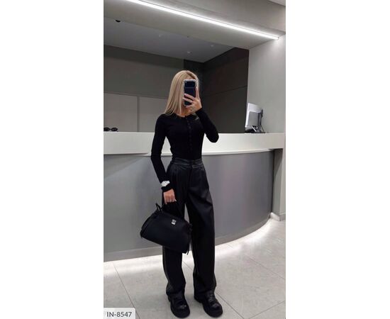 Жіночі стильні штани р.S-M;M-L "ANNVER" купити недорого від прямого постачальника, зображення 2