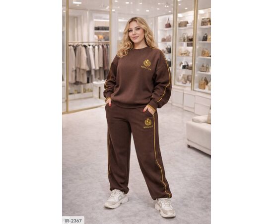 Фотография Женский прогулочный костюм со штанами большие размеры р.УНИВЕРСАЛЬНЫЙ "LANA" купить недорого от прямого поставщика, изображение 3