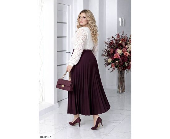 Розкішна довга спідниця, що красиво тримає форму та мяко рухається при ході р.46-48;50-52;54-56 "LANA" купити недорого від прямого постачальника, зображення 3