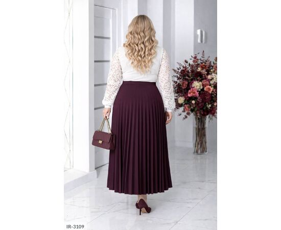 Розкішна довга спідниця, що красиво тримає форму та мяко рухається при ході р.46-48;50-52;54-56 "LANA" купити недорого від прямого постачальника, зображення 4