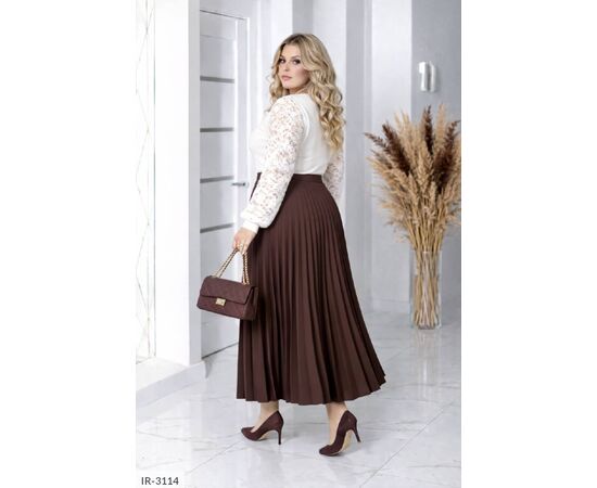 Розкішна довга спідниця, що красиво тримає форму та мяко рухається при ході р.46-48;50-52;54-56 "LANA" купити недорого від прямого постачальника, зображення 6