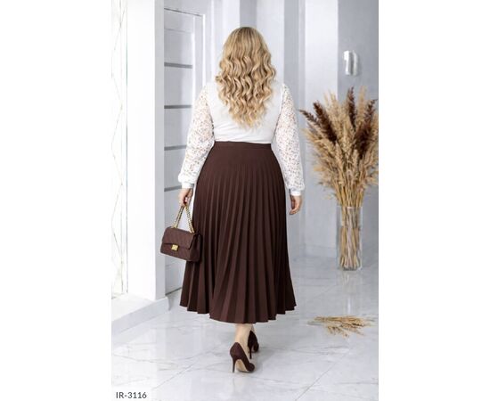 Розкішна довга спідниця, що красиво тримає форму та мяко рухається при ході р.46-48;50-52;54-56 "LANA" купити недорого від прямого постачальника, зображення 7