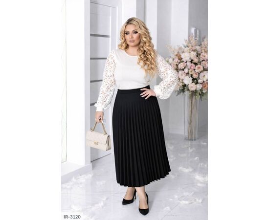 Фотография Стильная и нежная блуза из итальянского трикотажа ангора р.44-46 "LANA" купить недорого от прямого поставщика, изображение 5