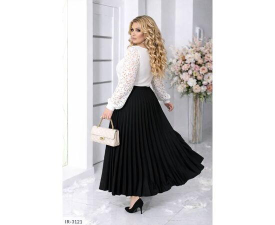 Розкішна довга спідниця, що красиво тримає форму та мяко рухається при ході р.46-48;50-52;54-56 "LANA" купити недорого від прямого постачальника, зображення 9